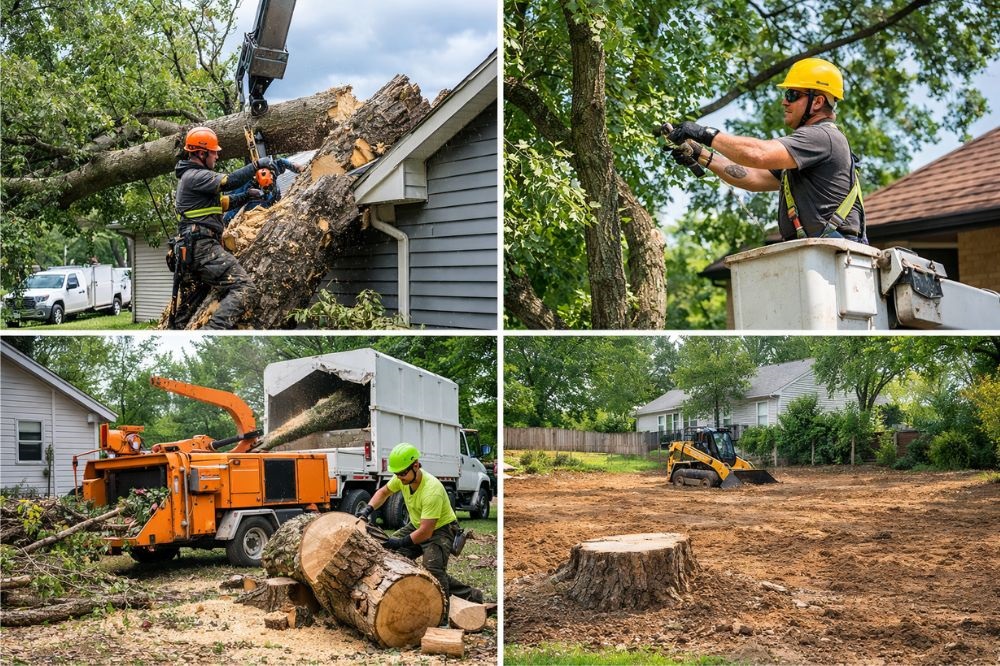 Stanton Tree Service arborist pruning a tree in Marietta, GA